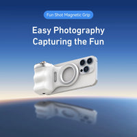 TELESIN Magnetic Camera Grip with Remote & Fill Light for Smartphones